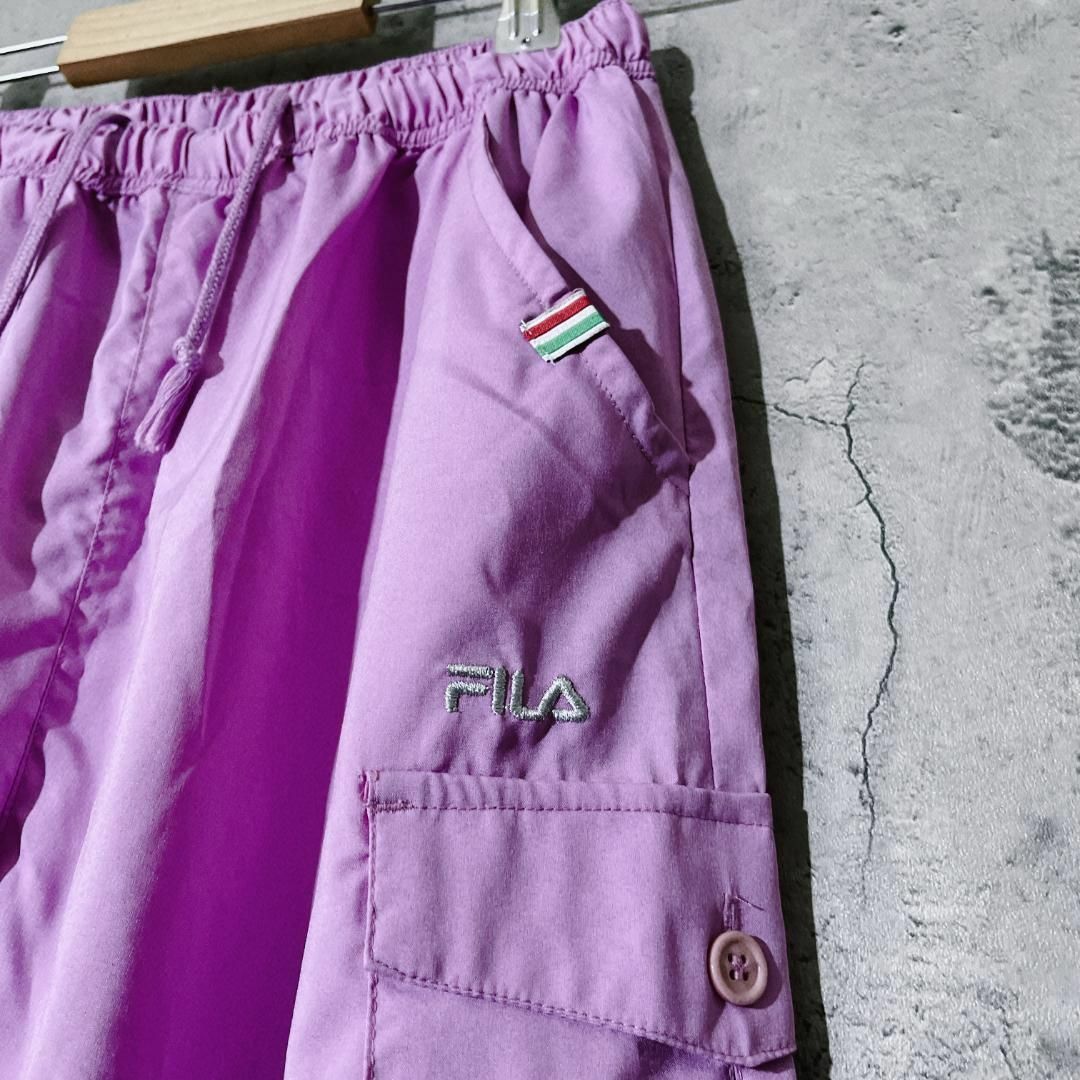 FILA(フィラ)の【レディース ✿】フィラ カーゴ パンツ ボトムス ルーム ウェア LL レディースのパンツ(ワークパンツ/カーゴパンツ)の商品写真