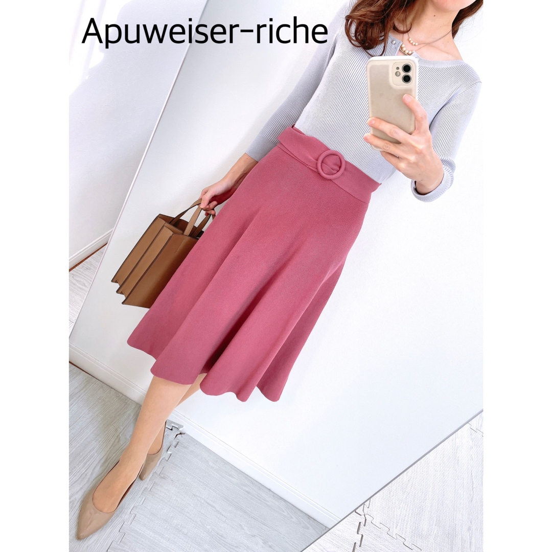 【美品✨】Apuweiser-riche❤️サイズ1（S）ニットワンピースワンピース