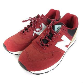 ニューバランス(New Balance)のニューバランス スニーカー シューズ ローカット ML574JHQ 赤 28cm(スニーカー)