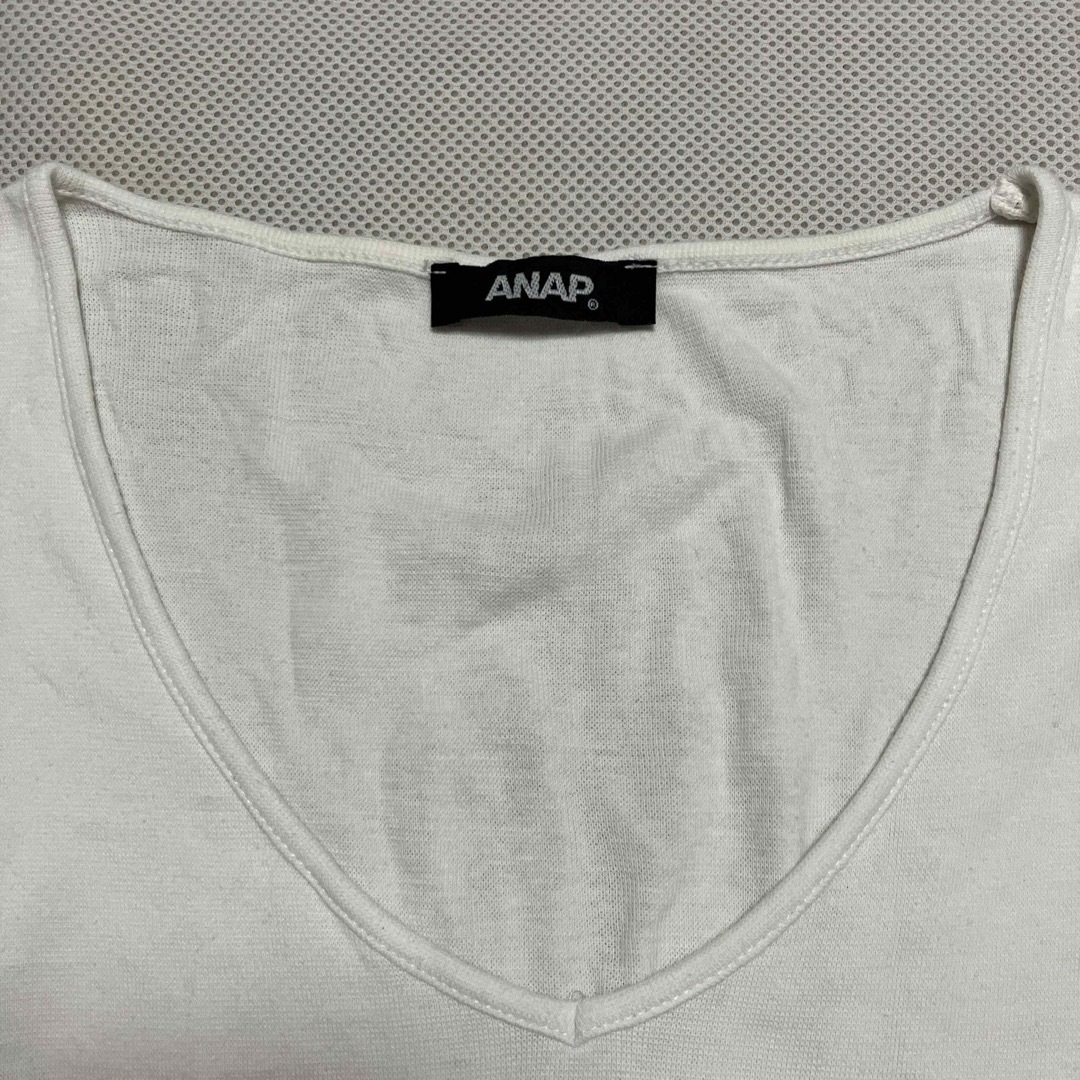 ANAP(アナップ)のANAP 白Tシャツ レディースのトップス(Tシャツ(半袖/袖なし))の商品写真