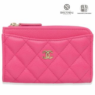 シャネル(CHANEL)の(直営買付)シャネル 24C 2024クルーズ クラシック カード コインパース L字 AP3179 キャビア ネオンピンク/ゴールド 小銭入れ ミニ財布 レディース CHANEL【新品】【未使用】【ブリルトワーゼ】【丸正質舗】【質屋】（M212137h）(コインケース)