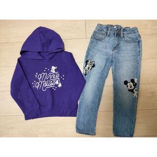 ギャップ(GAP)の120 女の子 パーカー トレーナー デニム パンツ ズボン まとめ売り(パンツ/スパッツ)