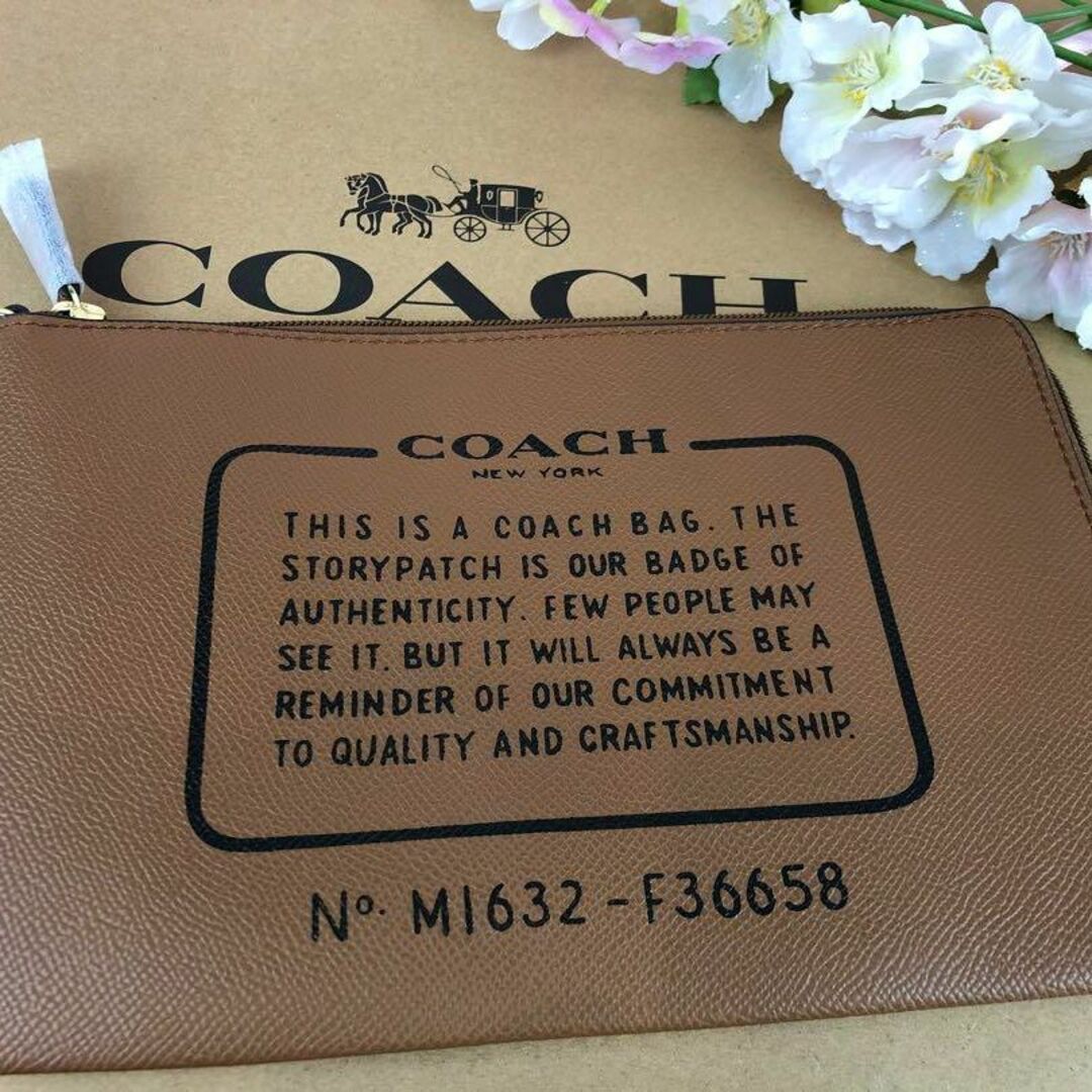 COACH コーチ リバーシブル キャメル シグネチャー ブラウン トート