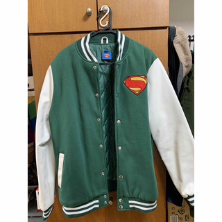 シュプリーム(Supreme)のSuperman vintage jacket バーシティジャケット　Mサイズ(スタジャン)