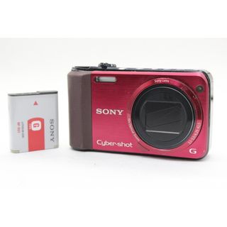 【返品保証】 ソニー SONY Cyber-shot DSC-HX7V レッド 10x バッテリー付き コンパクトデジタルカメラ  s5085(コンパクトデジタルカメラ)