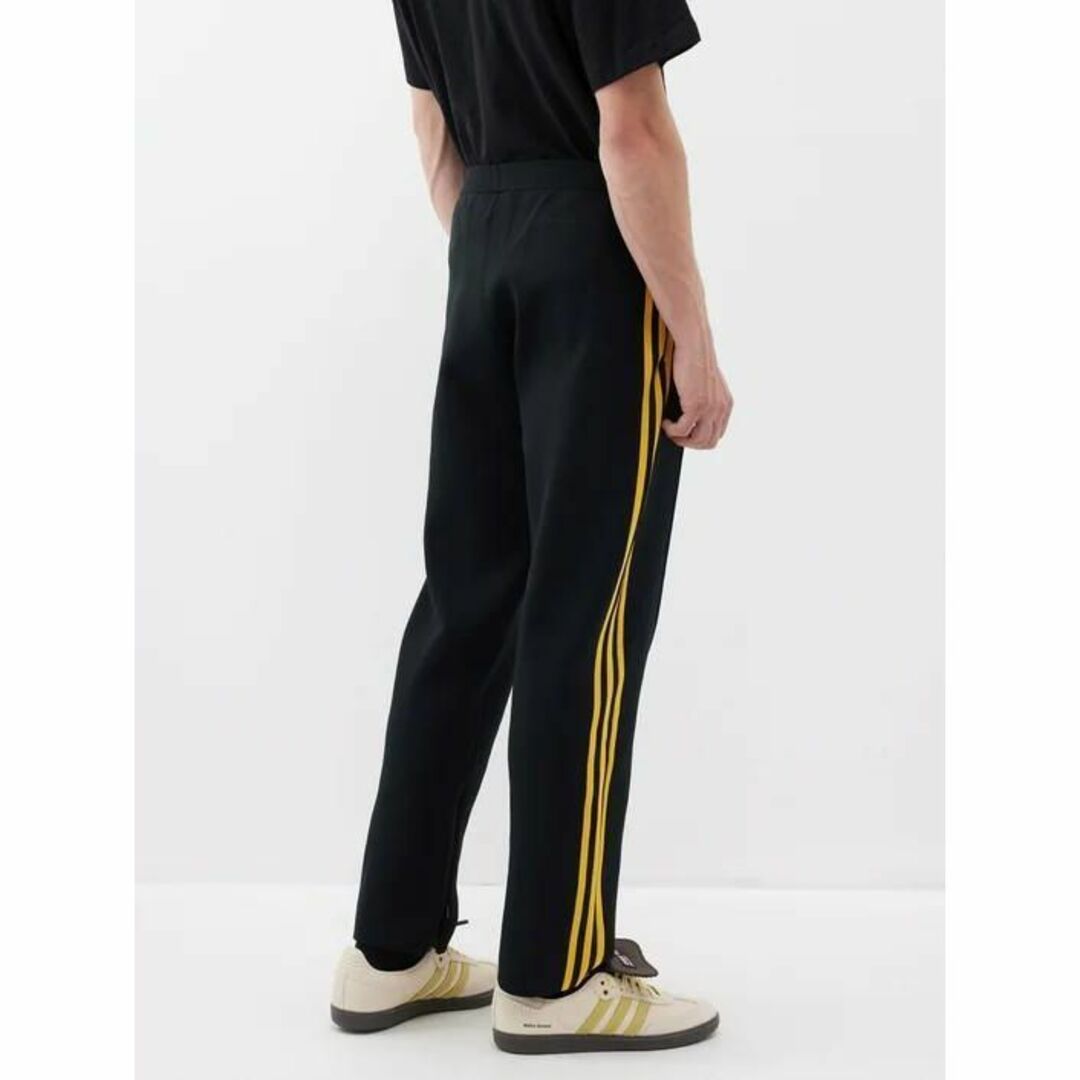 wales bonner adidas トラックパンツ 4XL ブラックイエロー wales bonner adidas トラックパンツ 4XL ブラックイエロー