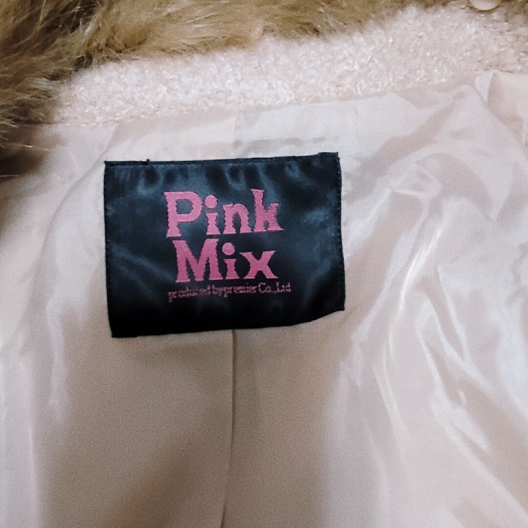 Pink Mix(ピンクミックス)の本日削除　高見え　モテ♥️ファーコート　ショート　M レディースのジャケット/アウター(毛皮/ファーコート)の商品写真