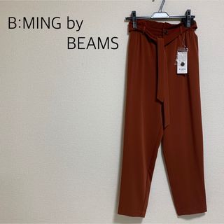 ビームス(BEAMS)の【新品タグ付】B:MING by BEAMSウエストリボンテーパードパンツ(カジュアルパンツ)