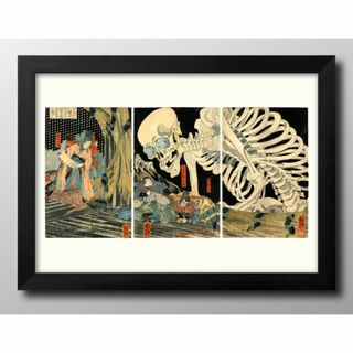 13047■A3アートポスター『歌川国芳　相馬の古内裏』絵画 イラスト (その他)