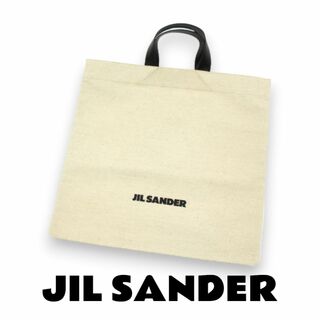 ジルサンダー(Jil Sander)のジルサンダー　スクエア　キャンバス　トートバッグ　ナチュラル(トートバッグ)