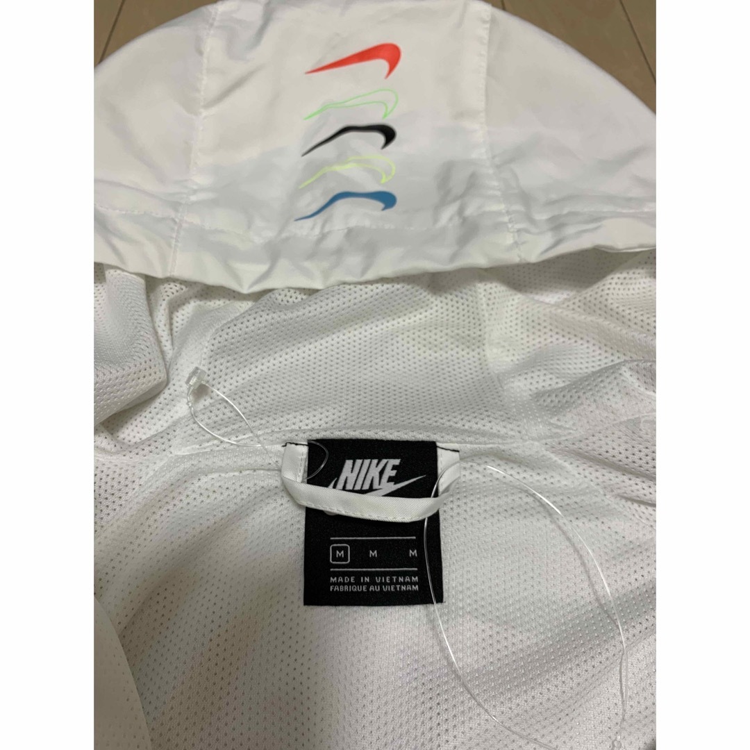 NIKE(ナイキ)の【新品】NIKEパーカー メンズ◆ホワイト白色◆メッシュ◆匿名配送  メンズのトップス(パーカー)の商品写真