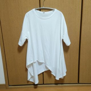 コカ(coca)のcoca 変形クルーネックTシャツ(Tシャツ(半袖/袖なし))