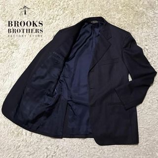 ブルックスブラザース(Brooks Brothers)の【ストライプ】ブルックスブラザーズ　ウール混　テーラードジャケット　L778(テーラードジャケット)