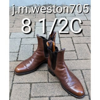 J.M. WESTON - 新品未使用 ALBERTO FASCIANI ジップブーツ 黒 size41の ...