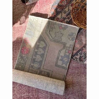 45.5×115 "Alice” ViNTAGE TURKiSH RUG(玄関マット)