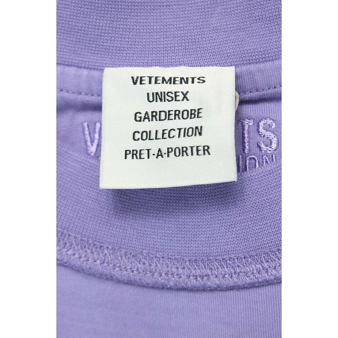 VETEMENTS(ヴェトモン)のヴェトモン  24SS  UE64TR600VV トーナルインサイドアウトエンブロイダリーロゴTシャツ メンズ M メンズのトップス(Tシャツ/カットソー(半袖/袖なし))の商品写真