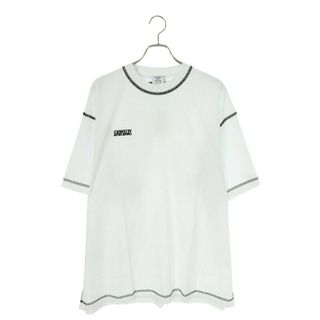 ヴェトモン(VETEMENTS)のヴェトモン  24SS  UE64TR600WB インサイドアウトエンブロイダリーロゴステッチTシャツ メンズ XS(Tシャツ/カットソー(半袖/袖なし))