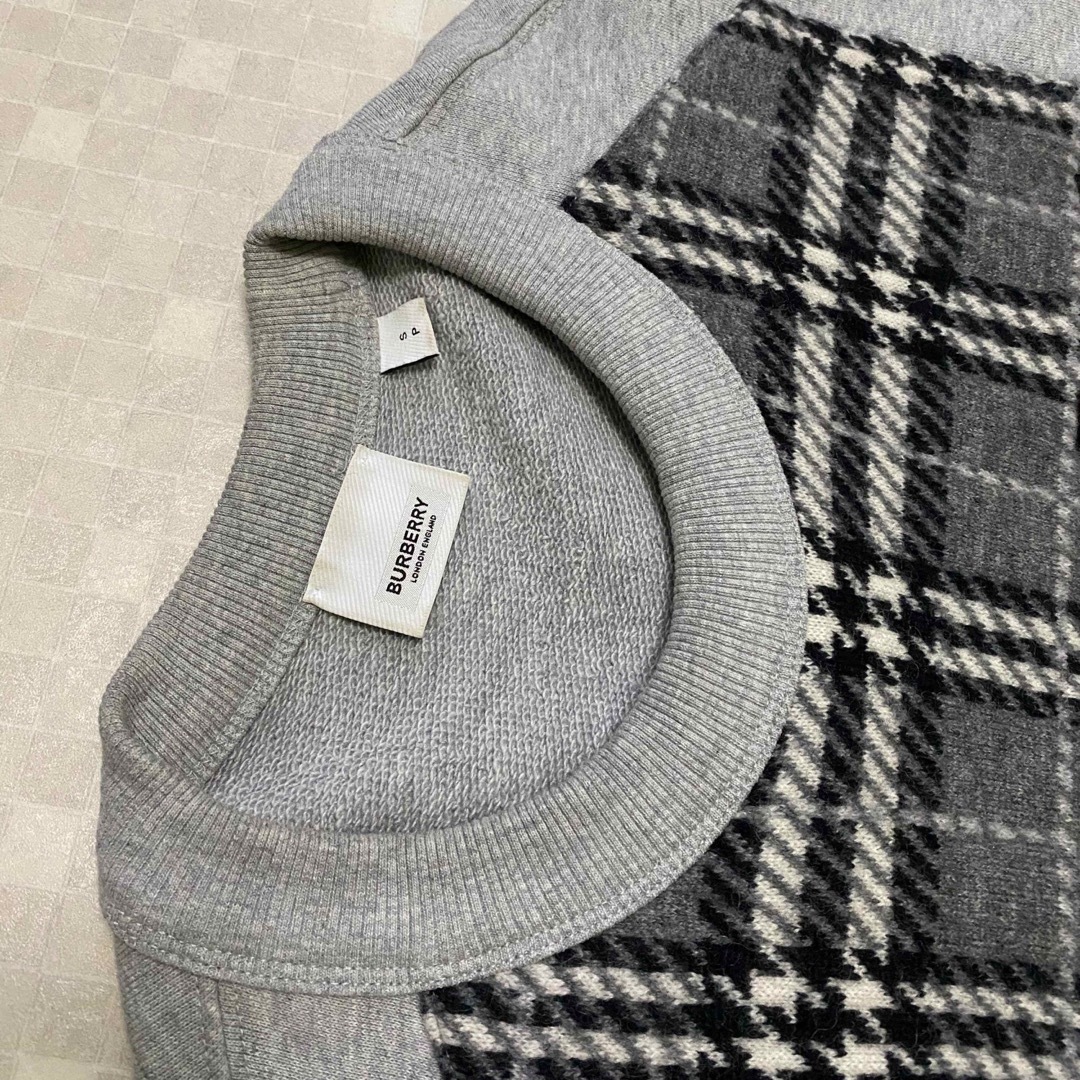 BURBERRY(バーバリー)のBURBERRY TB ドッキング ニット スウェット パーカー S メンズのトップス(スウェット)の商品写真