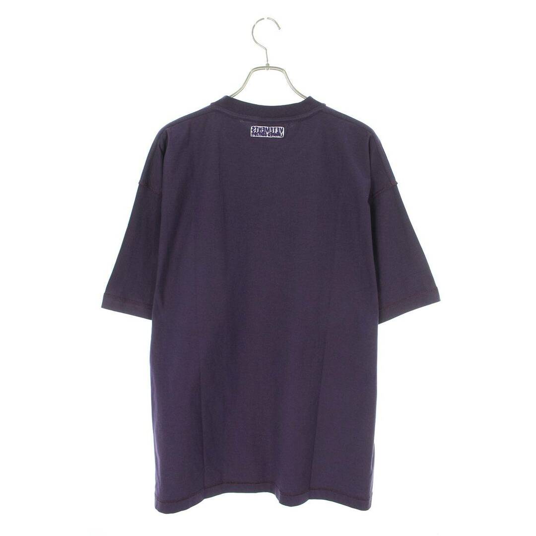 VETEMENTS(ヴェトモン)のヴェトモン  24SS  UE64TR600RR インサイドアウトエンブロイダリーロゴTシャツ メンズ S メンズのトップス(Tシャツ/カットソー(半袖/袖なし))の商品写真