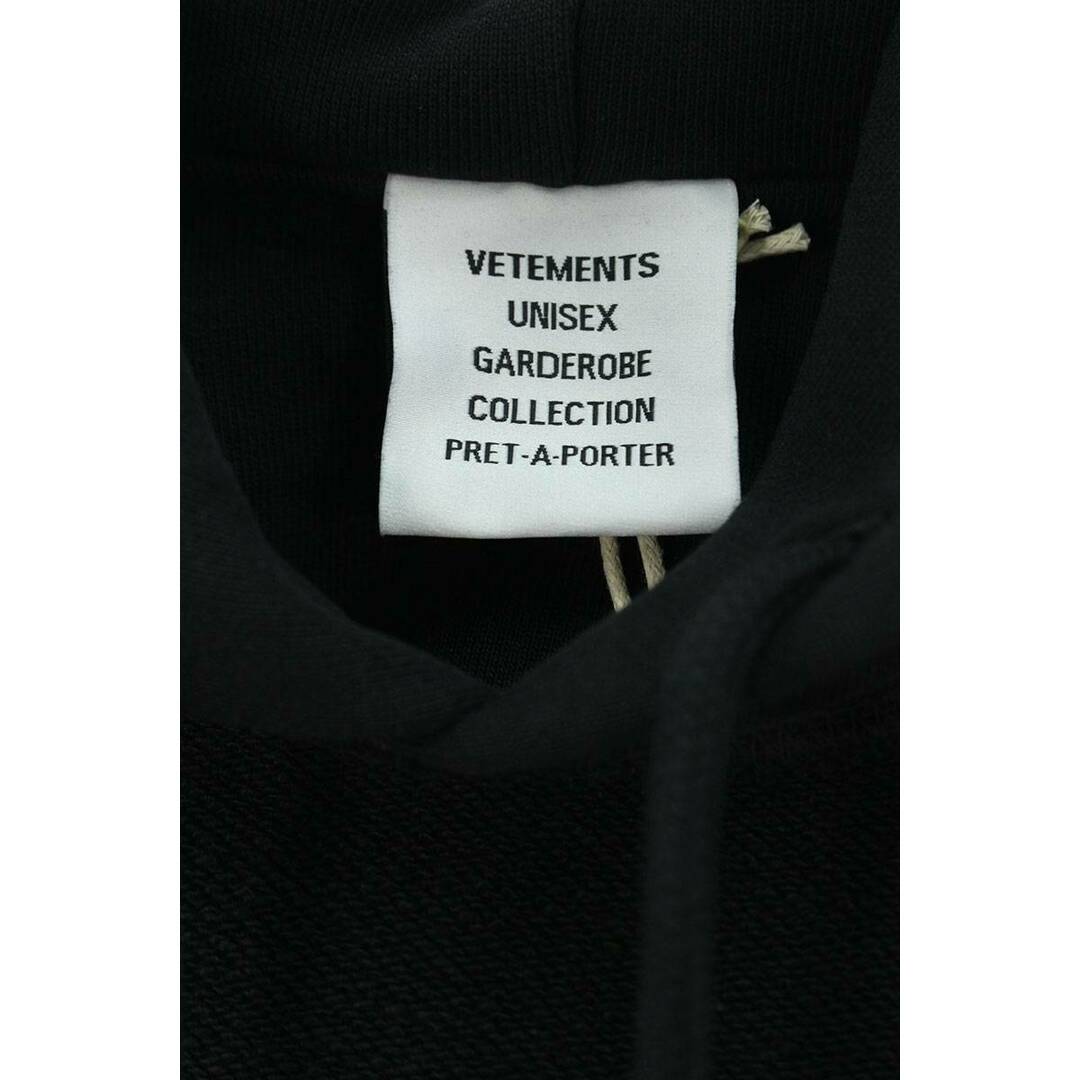 VETEMENTS(ヴェトモン)のヴェトモン  24SS  UE64HD400B インサイドアウトエンブロイダリーロゴパーカー メンズ S メンズのトップス(パーカー)の商品写真