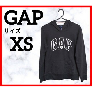 ギャップ(GAP)の【GAP】ギャップ パーカー トップス 大人気 ブラック XS 古着 セール中(パーカー)