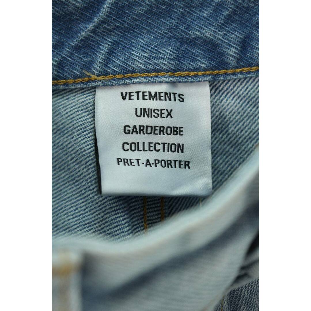 VETEMENTS(ヴェトモン)のヴェトモン  24SS  UE64SS210N クラッシュ加工デストロイデニムショートパンツ メンズ 29 メンズのパンツ(ショートパンツ)の商品写真