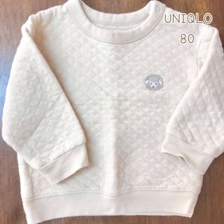 ユニクロ(UNIQLO)のUNIQLO キルト　トレーナー　80(トレーナー)