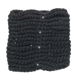 クロムハーツ(Chrome Hearts)のクロムハーツ  SCARF STEFF 4P スター装飾カシミヤスヌードマフラー メンズ(マフラー)