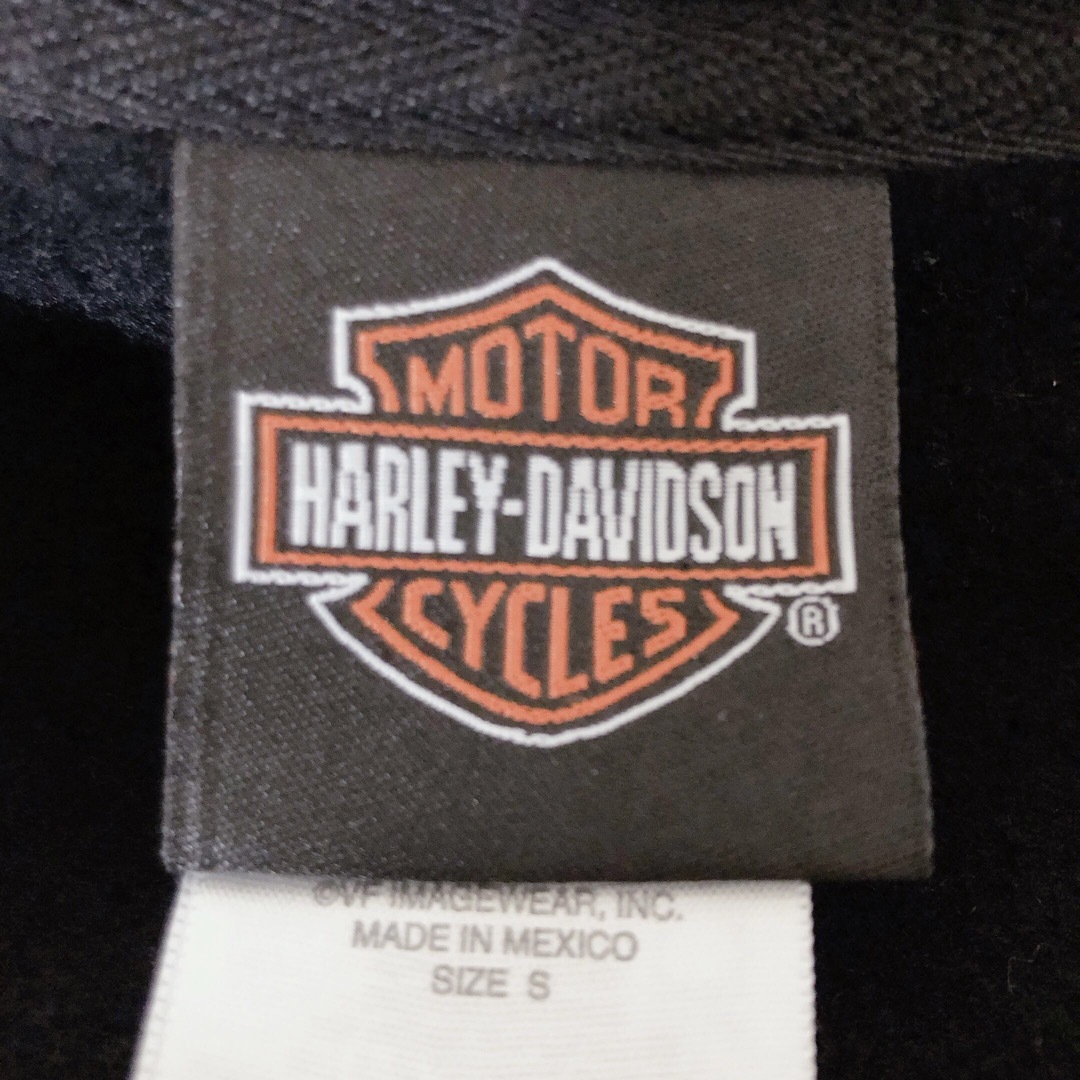Harley Davidson(ハーレーダビッドソン)の美品 HARLEY-DAVIDSON パーカー ハーフジップ  メンズのトップス(パーカー)の商品写真