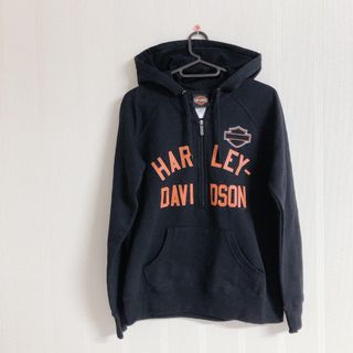 ハーレーダビッドソン(Harley Davidson)の美品 HARLEY-DAVIDSON パーカー ハーフジップ (パーカー)