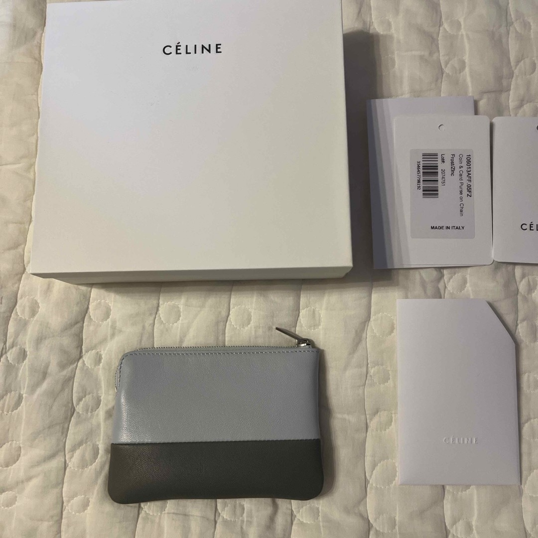 celine(セリーヌ)のCELINE バイカラー　コイン&カードケース レディースのファッション小物(コインケース)の商品写真