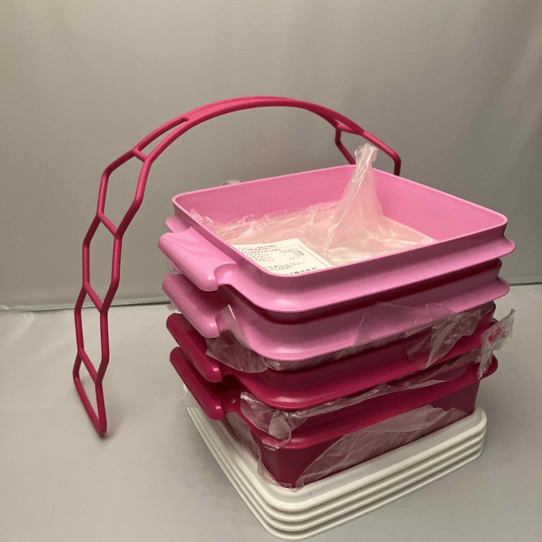 TupperwareBrands(タッパーウェア)のカルテット（ランチBOX）新品 インテリア/住まい/日用品のキッチン/食器(容器)の商品写真