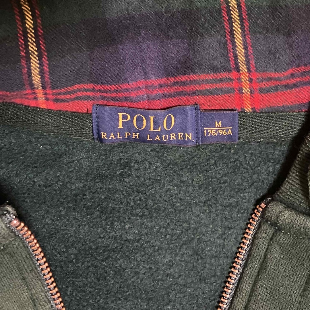 POLO RALPH LAUREN(ポロラルフローレン)のまー様専用　ポロラルフローレン　POLO パーカー　ビッグポニー　緑　M メンズのトップス(パーカー)の商品写真