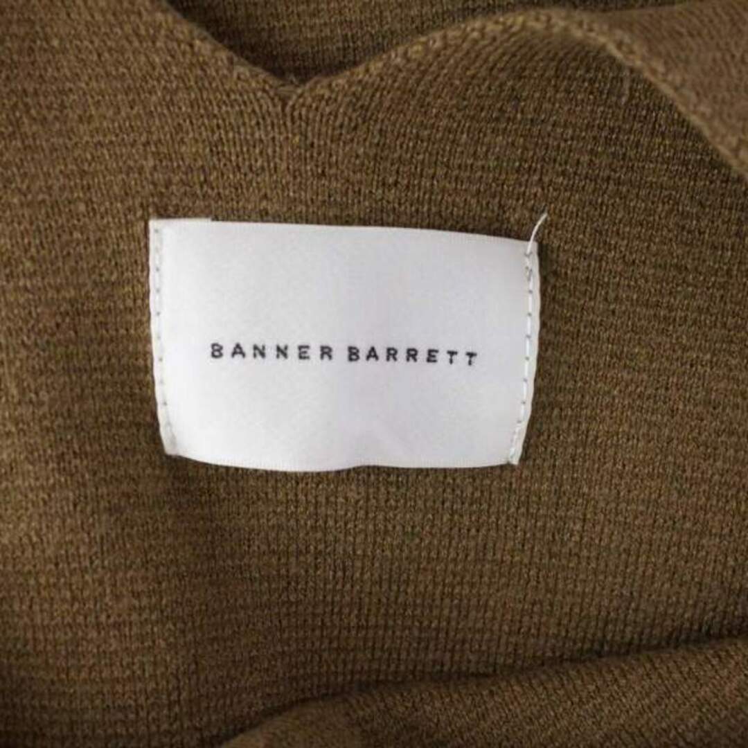 Banner Barrett(バナーバレット)のバナーバレット ニット オールインワン オーバーオール M 茶 レディースのパンツ(サロペット/オーバーオール)の商品写真