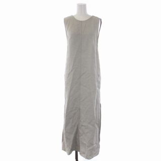 アーキ(archi)のアーキ HEMP CROSS MAXI-DRESS ワンピース S グレー(ロングワンピース/マキシワンピース)