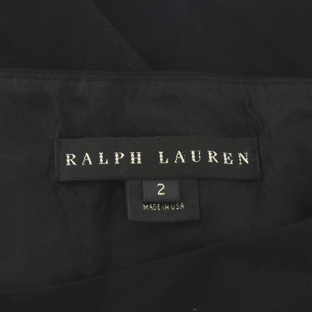 Ralph Lauren(ラルフローレン)のラルフローレン タイトスカート ミモレ ロング 2 M 黒 レディースのスカート(ロングスカート)の商品写真