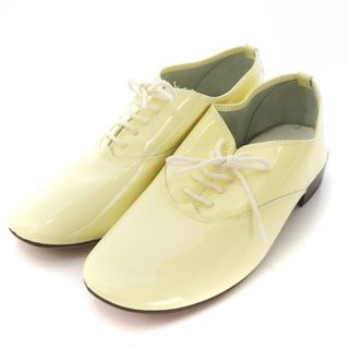 レペット(repetto)のレペット レースアップシューズ エナメル レザー 36 22.7cm 黄(その他)