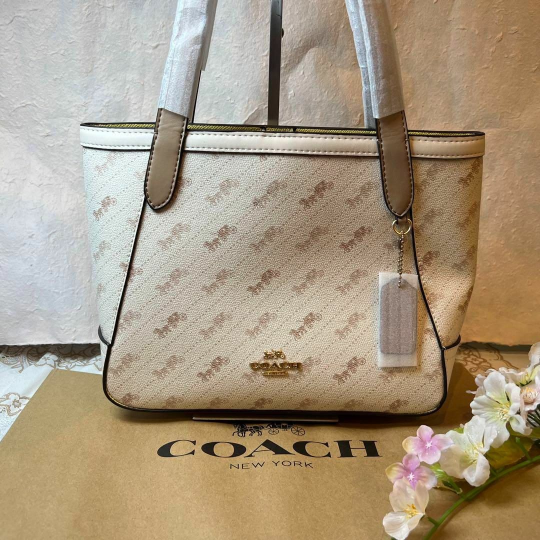 coach  トートバッグ　ハンドバッグ　馬車柄　美品