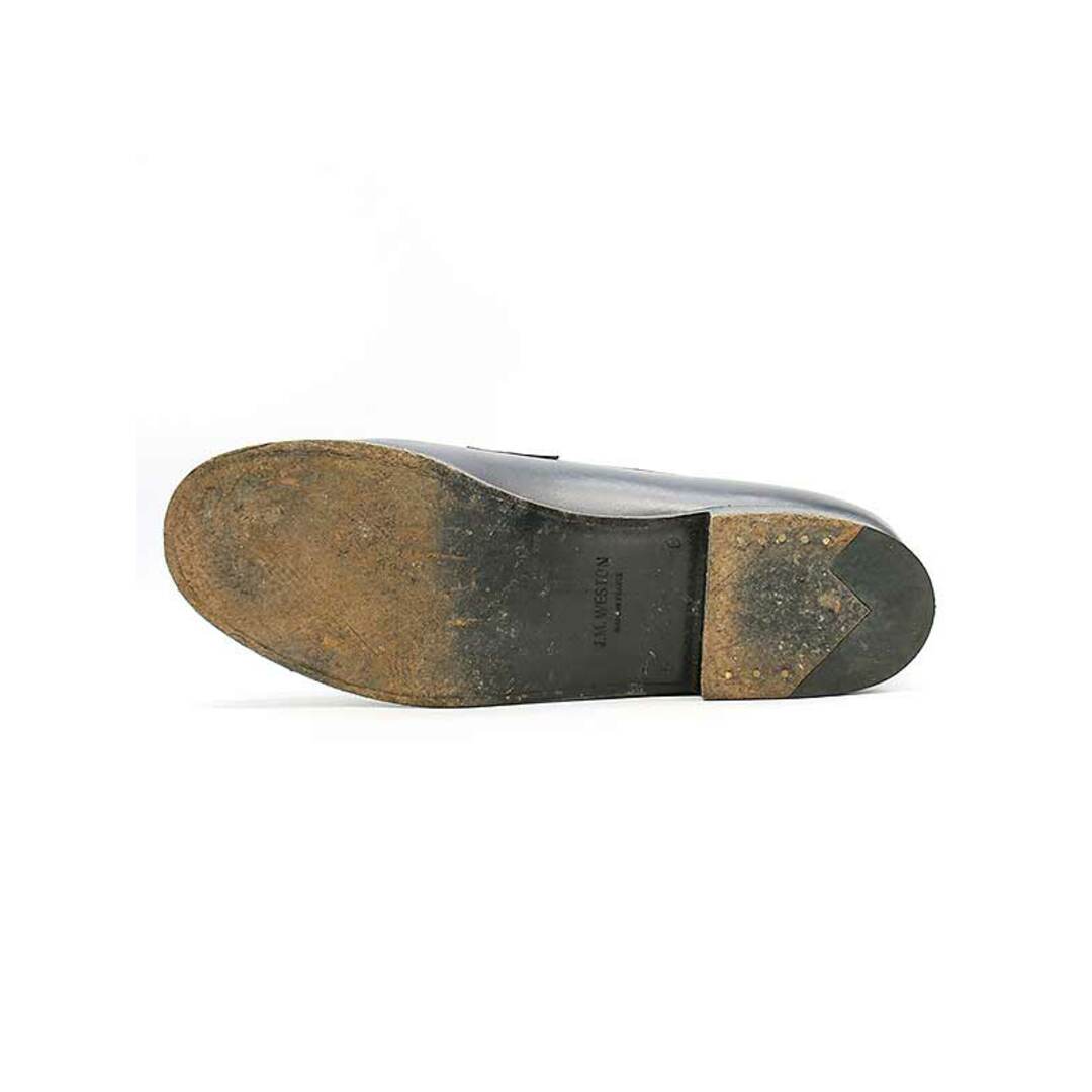 J.M. WESTON(ジェーエムウエストン)のJ.M WESTON ジェイエムウエストン シグネチャーロファー シューズ ブラック 5C 82-101-180-1F レディースの靴/シューズ(ローファー/革靴)の商品写真