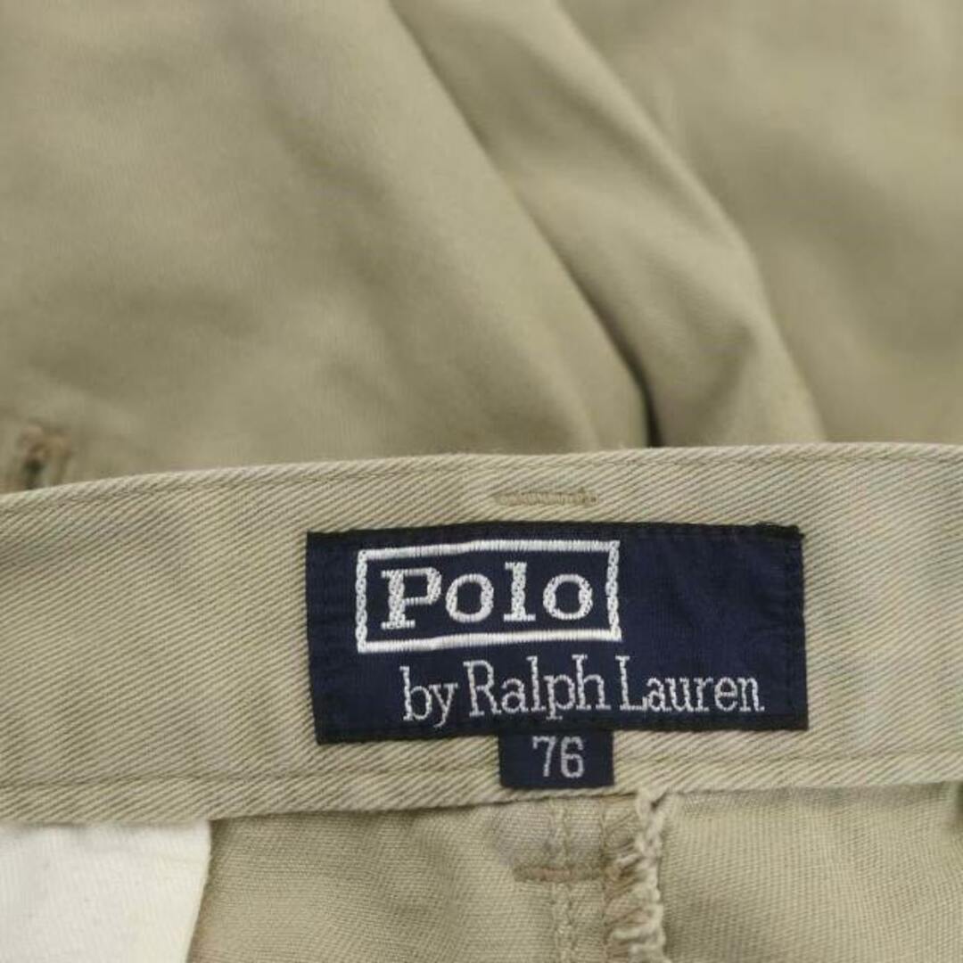 POLO RALPH LAUREN(ポロラルフローレン)のポロ バイ ラルフローレン タック入り チノ パンツ ジッパーフライ 76 メンズのパンツ(チノパン)の商品写真