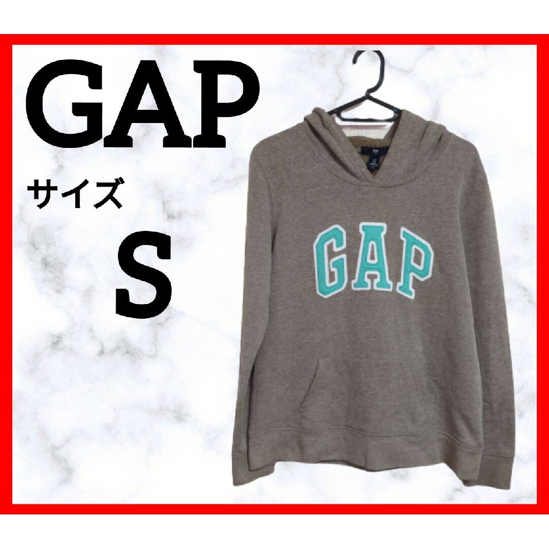 GAP(ギャップ)の【GAP】ギャップ パーカー トップス 大人気 ブラック S 古着 セール中 レディースのトップス(パーカー)の商品写真