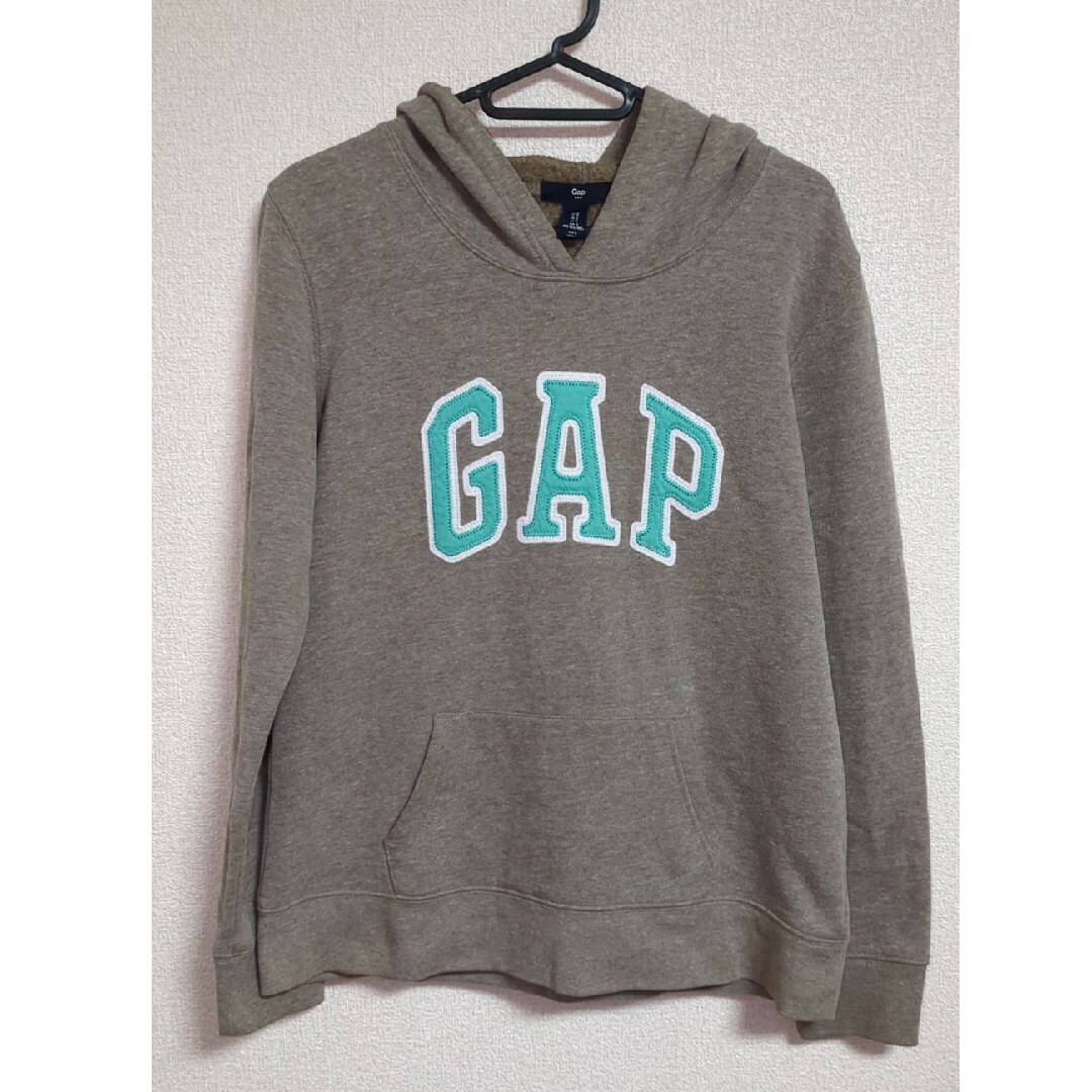 GAP(ギャップ)の【GAP】ギャップ パーカー トップス 大人気 ブラック S 古着 セール中 レディースのトップス(パーカー)の商品写真