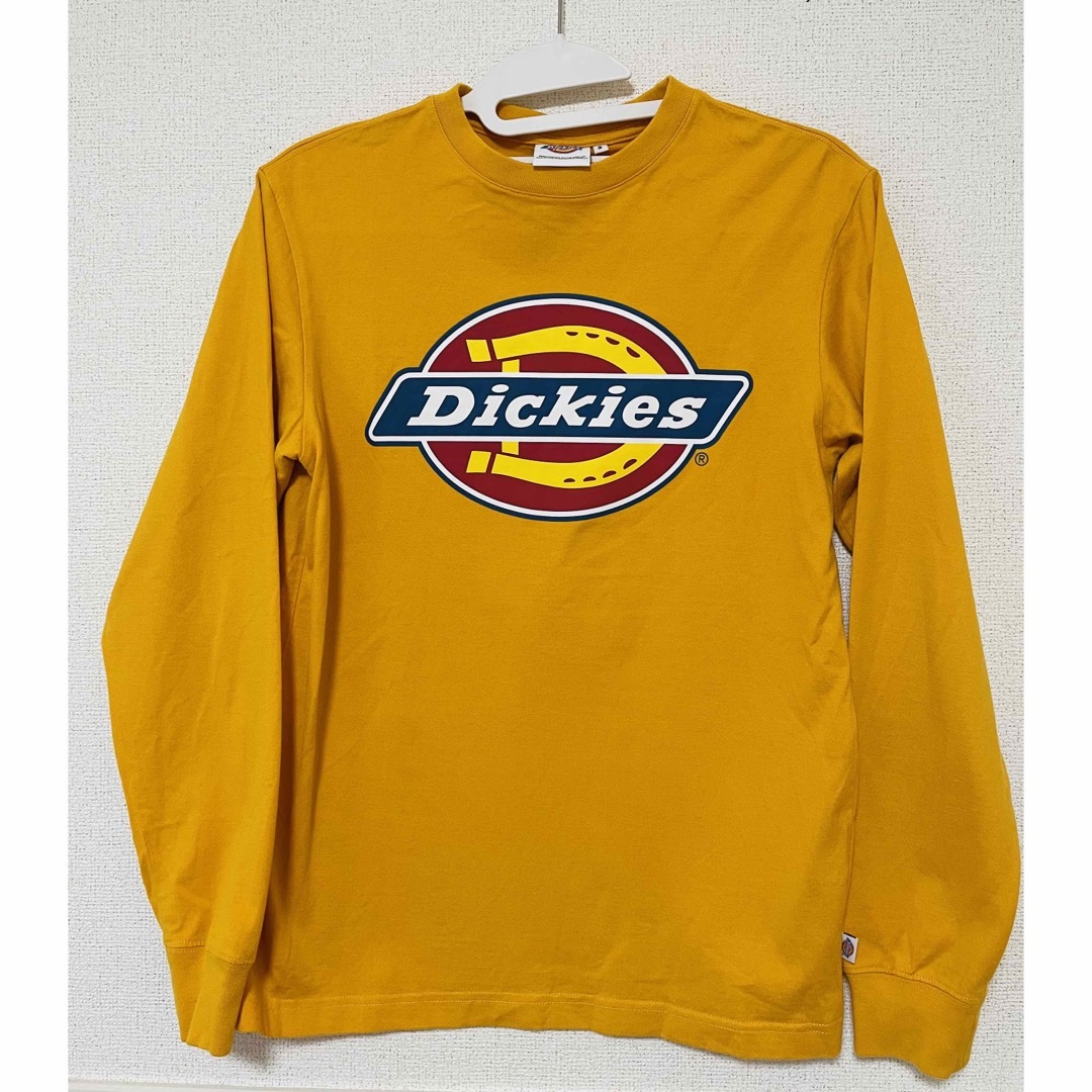 Dickies(ディッキーズ)のDickiet デッキーズ 長袖シャツ 黄色 Sサイズ メンズのトップス(Tシャツ/カットソー(七分/長袖))の商品写真