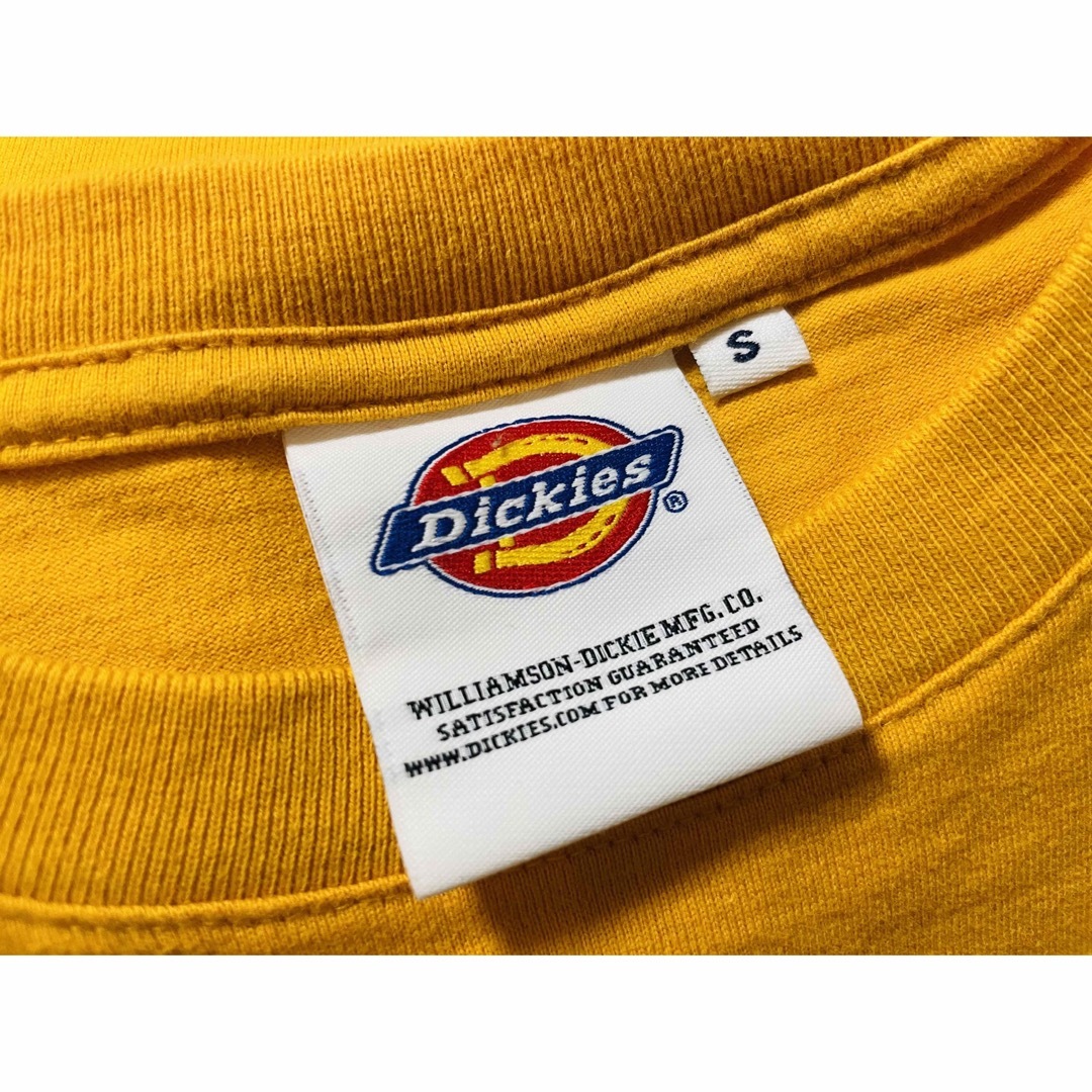 Dickies(ディッキーズ)のDickiet デッキーズ 長袖シャツ 黄色 Sサイズ メンズのトップス(Tシャツ/カットソー(七分/長袖))の商品写真
