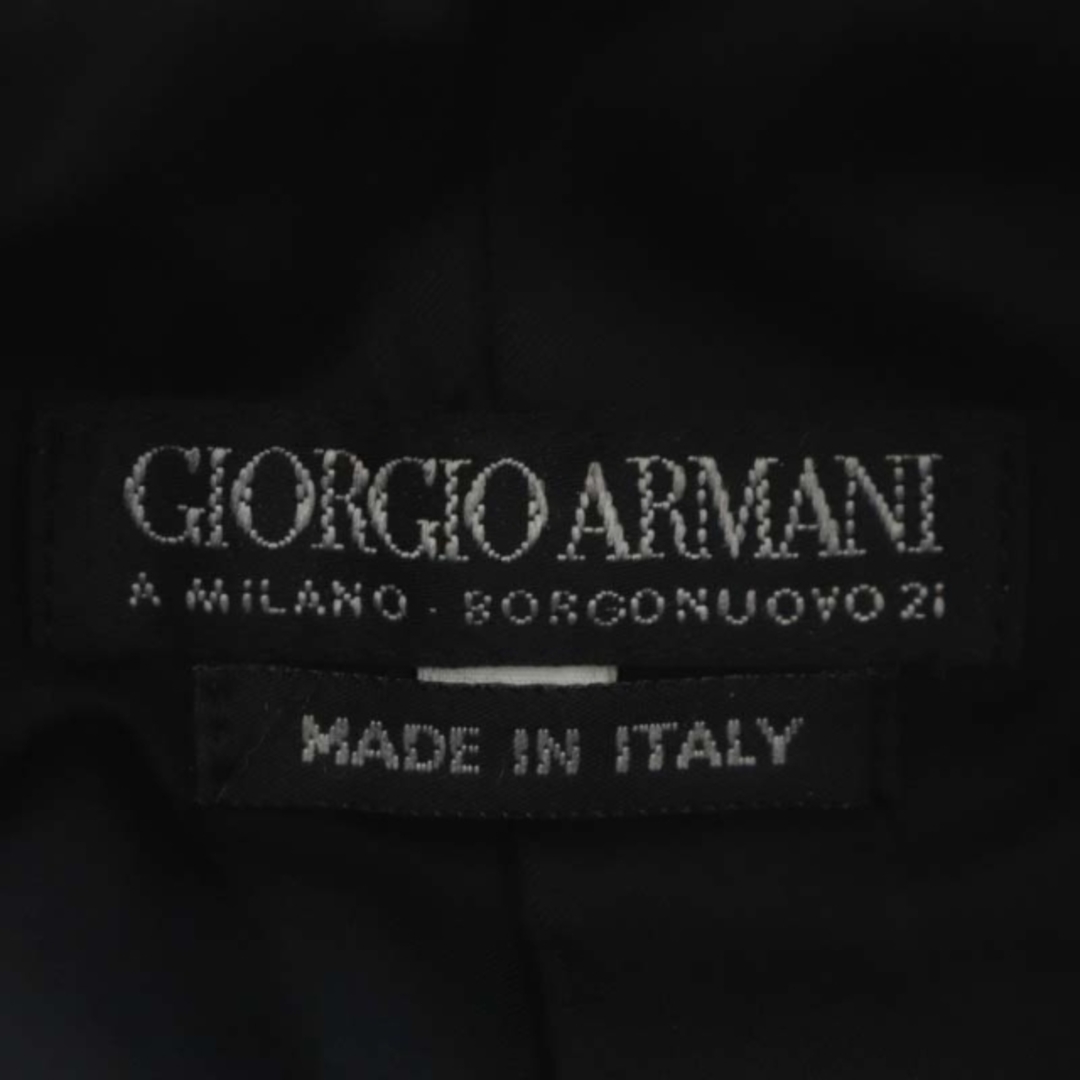Giorgio Armani(ジョルジオアルマーニ)のジョルジオアルマーニ ピュアカシミヤ チェスターコート ロング 総裏地 42 黒 レディースのジャケット/アウター(その他)の商品写真