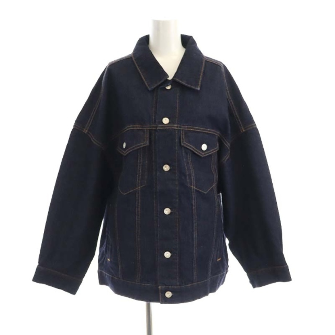 moussy(マウジー)のマウジー 23AW DENIM LONG ジャケット ジージャン Gジャン F レディースのジャケット/アウター(Gジャン/デニムジャケット)の商品写真