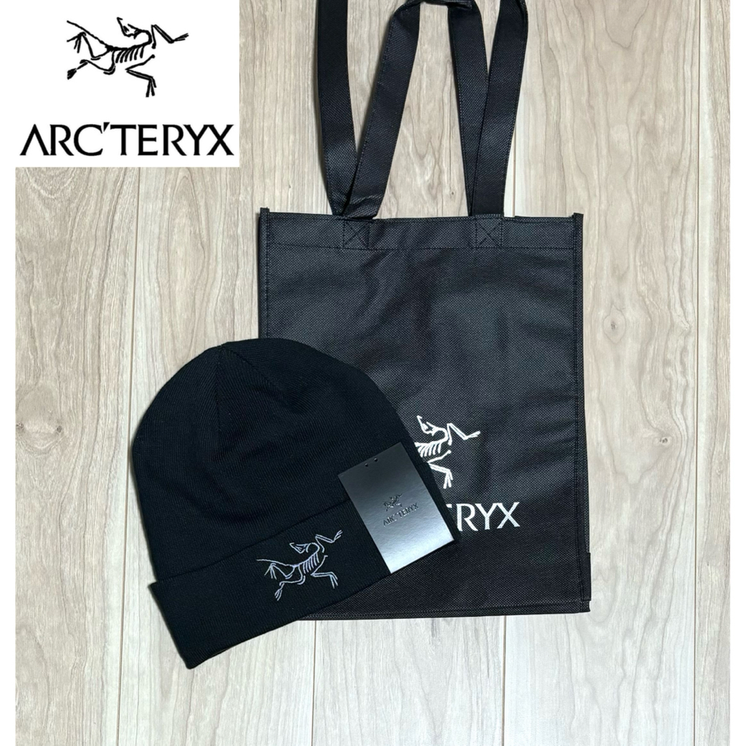 ARC【新品】ARC'TERYX エンブロイダード バード トーク ブラック