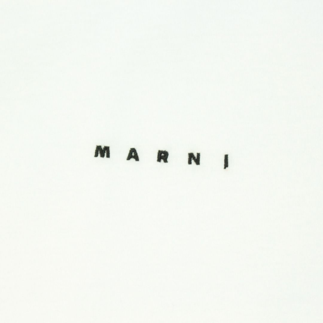 Marni(マルニ)のマルニ　メンズ　ロングスリーブTシャツ　ロンT　長袖　ミニロゴ　ホワイト　50 メンズのトップス(Tシャツ/カットソー(七分/長袖))の商品写真