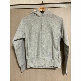 チャンピオン(Champion)の【Champion】リバースウィーブ 赤タグ ボタンパーカー S　米国製(パーカー)