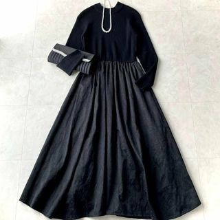 ビアズリー(BEARDSLEY)のyume2009さま　美品＊ビアズリー  ドッキングワンピース　フリー　総柄　(ロングワンピース/マキシワンピース)